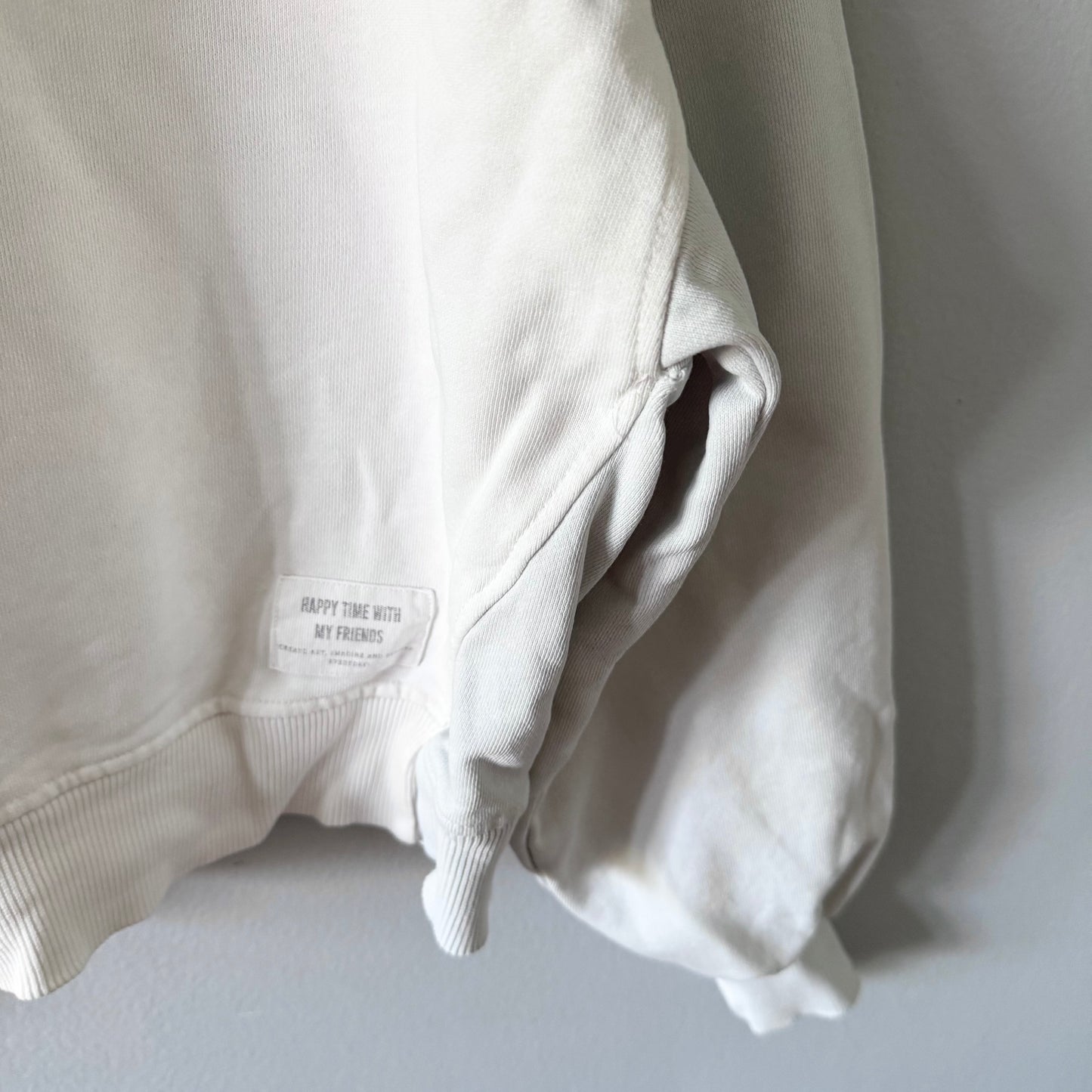 Zara / White x pastel sweatshirt / 10Y