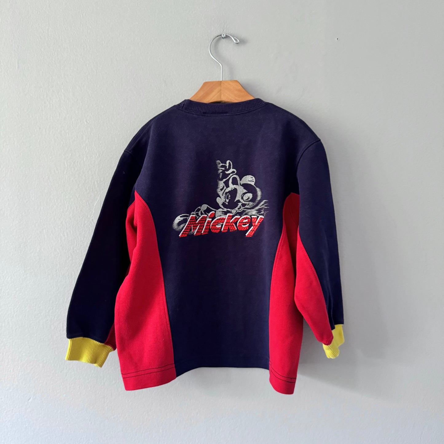 Vintage Disney / Navy red sweatshirt / 8Y(Fits 7T)
