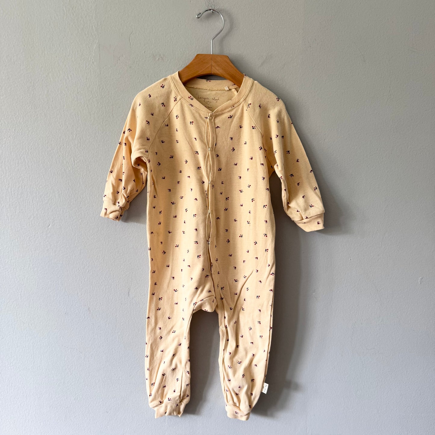 Konges Slojd / Light orange romper / 12M