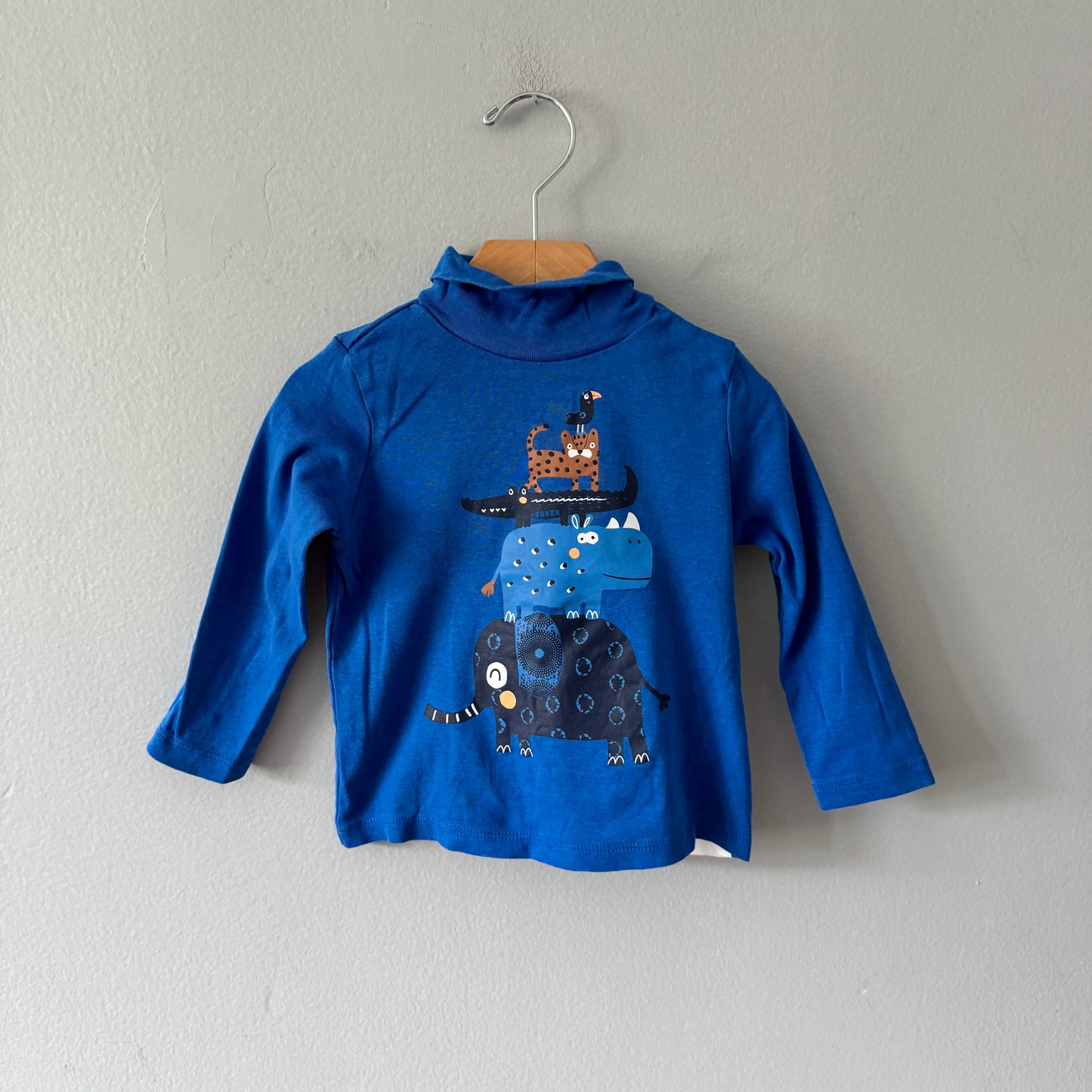 Du pareil au meme / Blue long sleeve / 24M