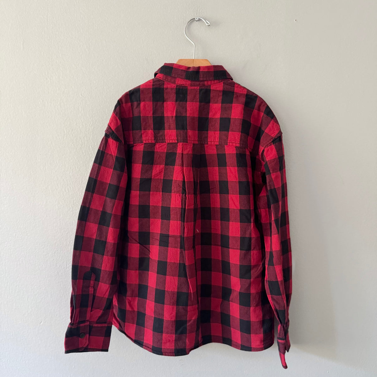 Dsquared2 / Red black plaid shirt / 8Y