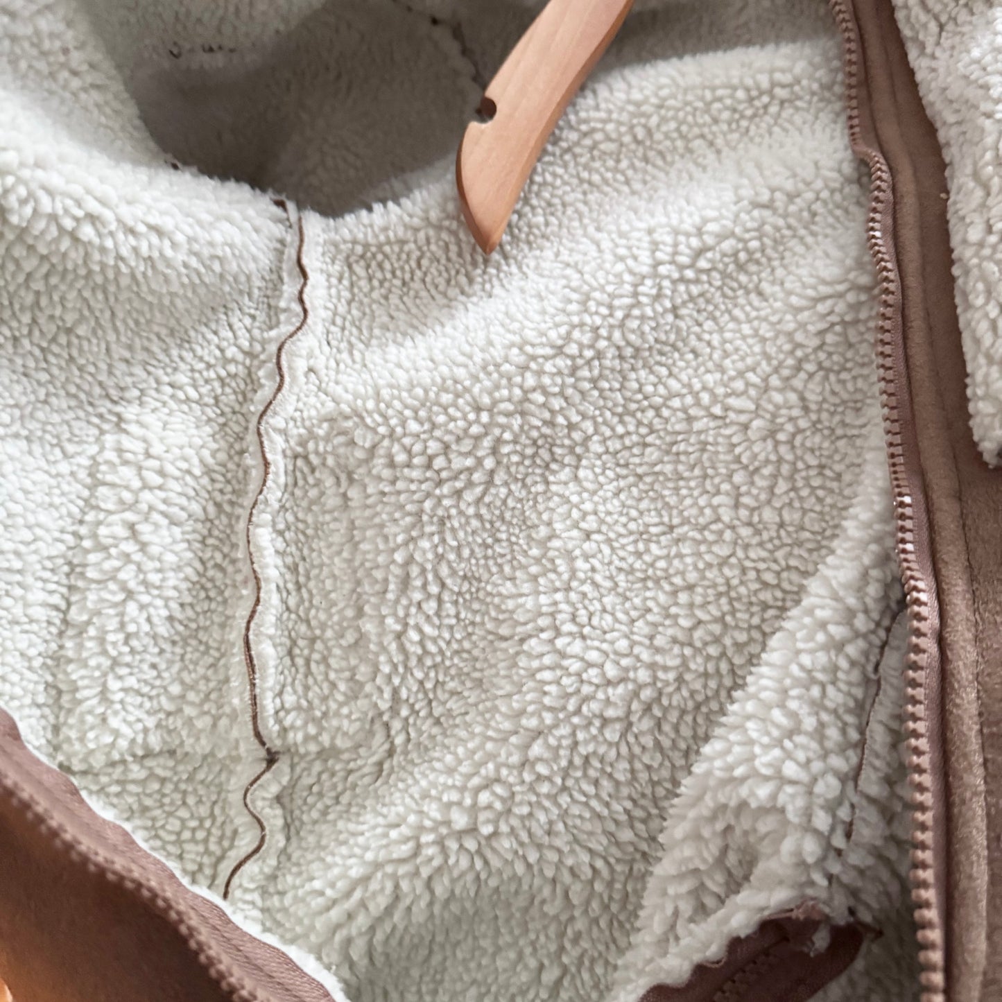 B Young too / Sherpa lined brown suit / 24M