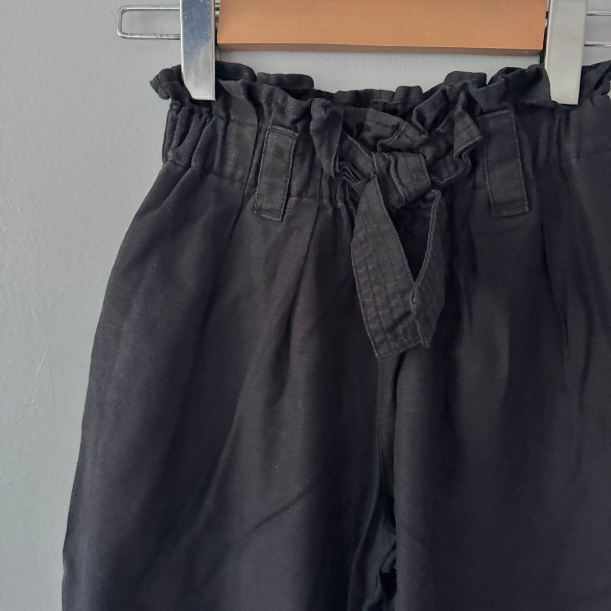 GU / Black wide pants / 8Y