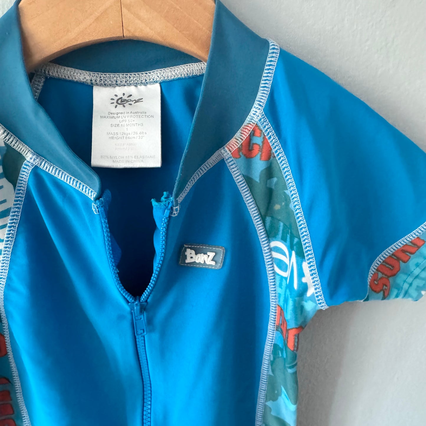 Banz / Blue swim suit / 18M