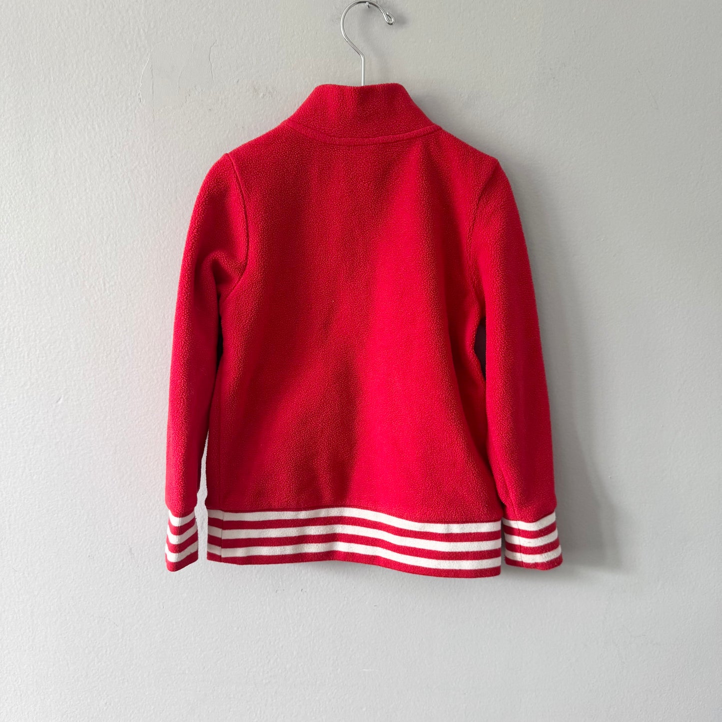 M&M's / Red fleece top / 5-6Y