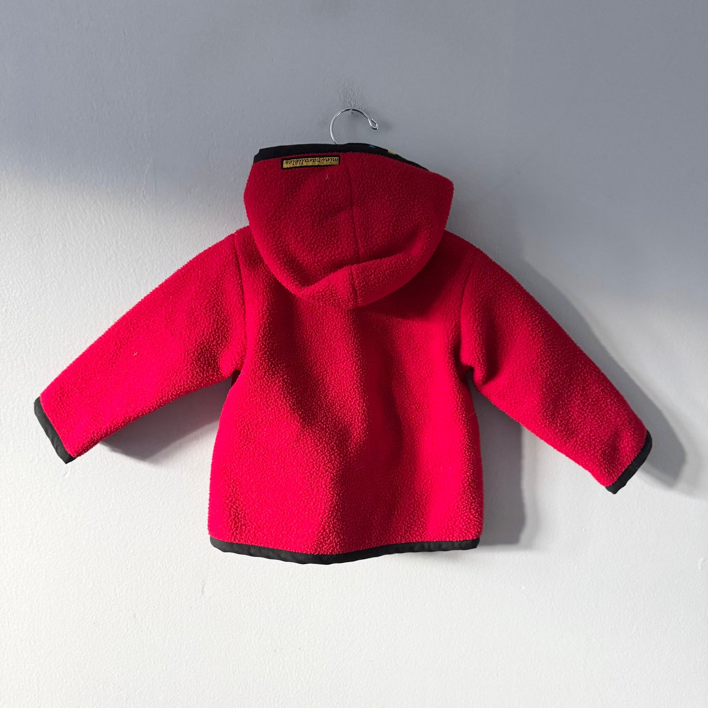 Louise Beland -  Vintage / Red fleece jacket / 18M
