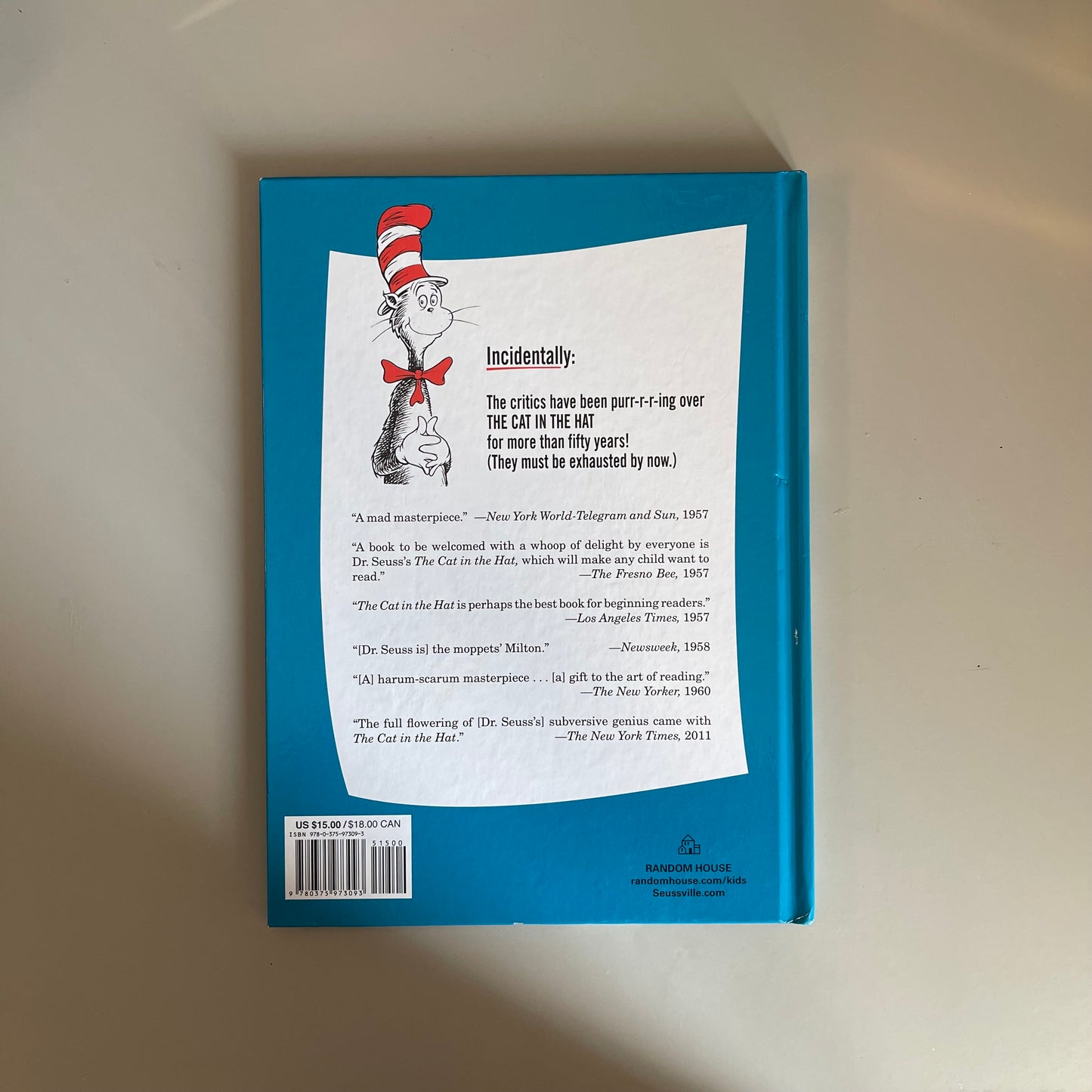 The Cat In The Hat [Large Book] / Dr. Seuss