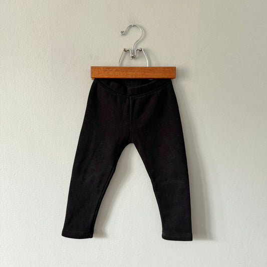 Gap	/ Black lined leggings / 2Y