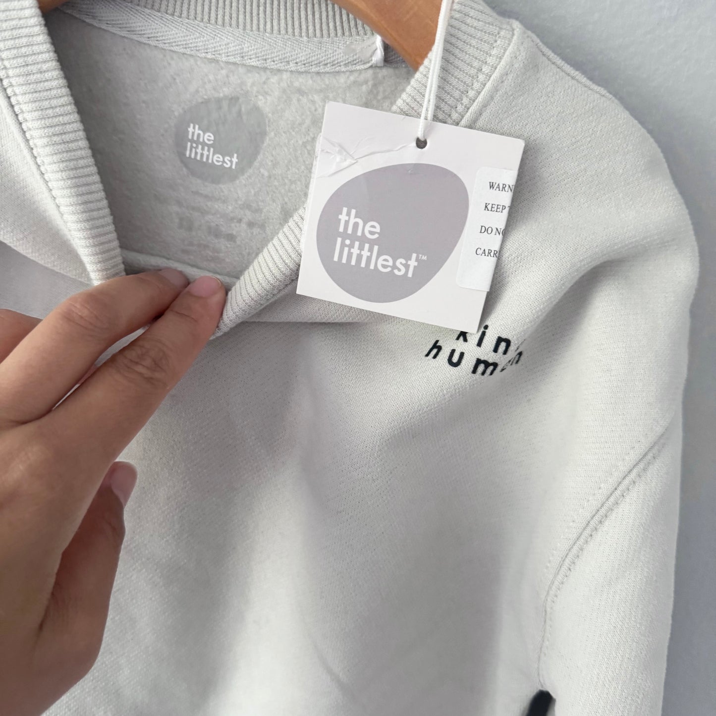 The Littlest / Light grey crew sets / 12-18M - New with tag