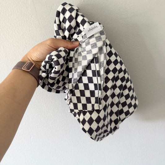 Solly baby / Checker 100% modal swaddle