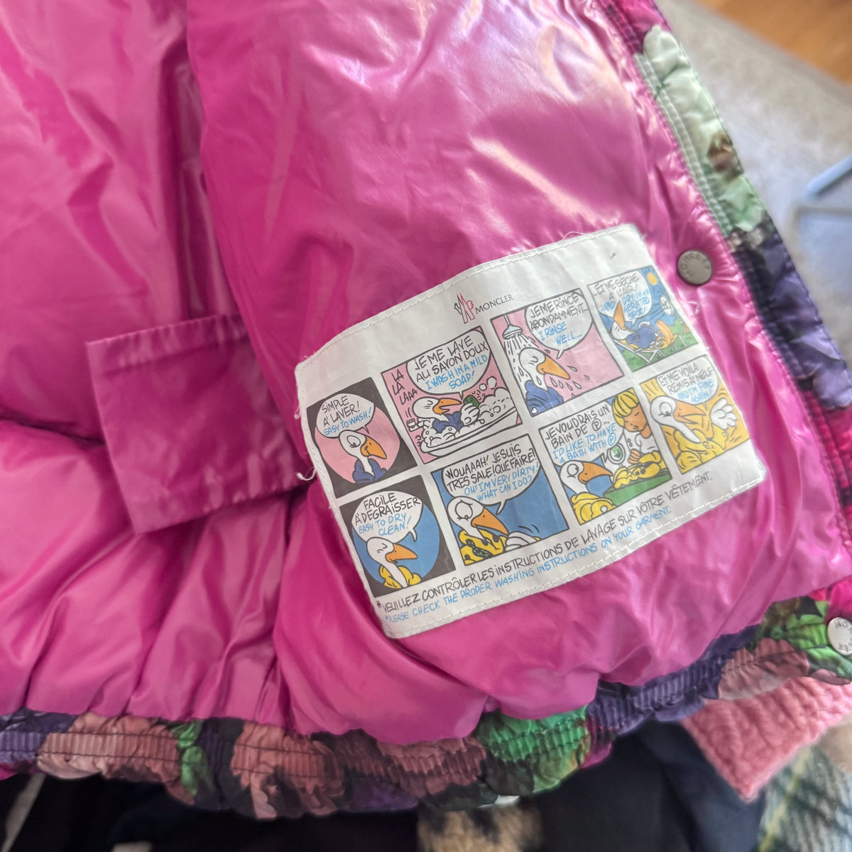 Moncler / Floral puffer jacket / 3T