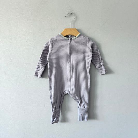 John Lewis / Light purple romper / 3-6M