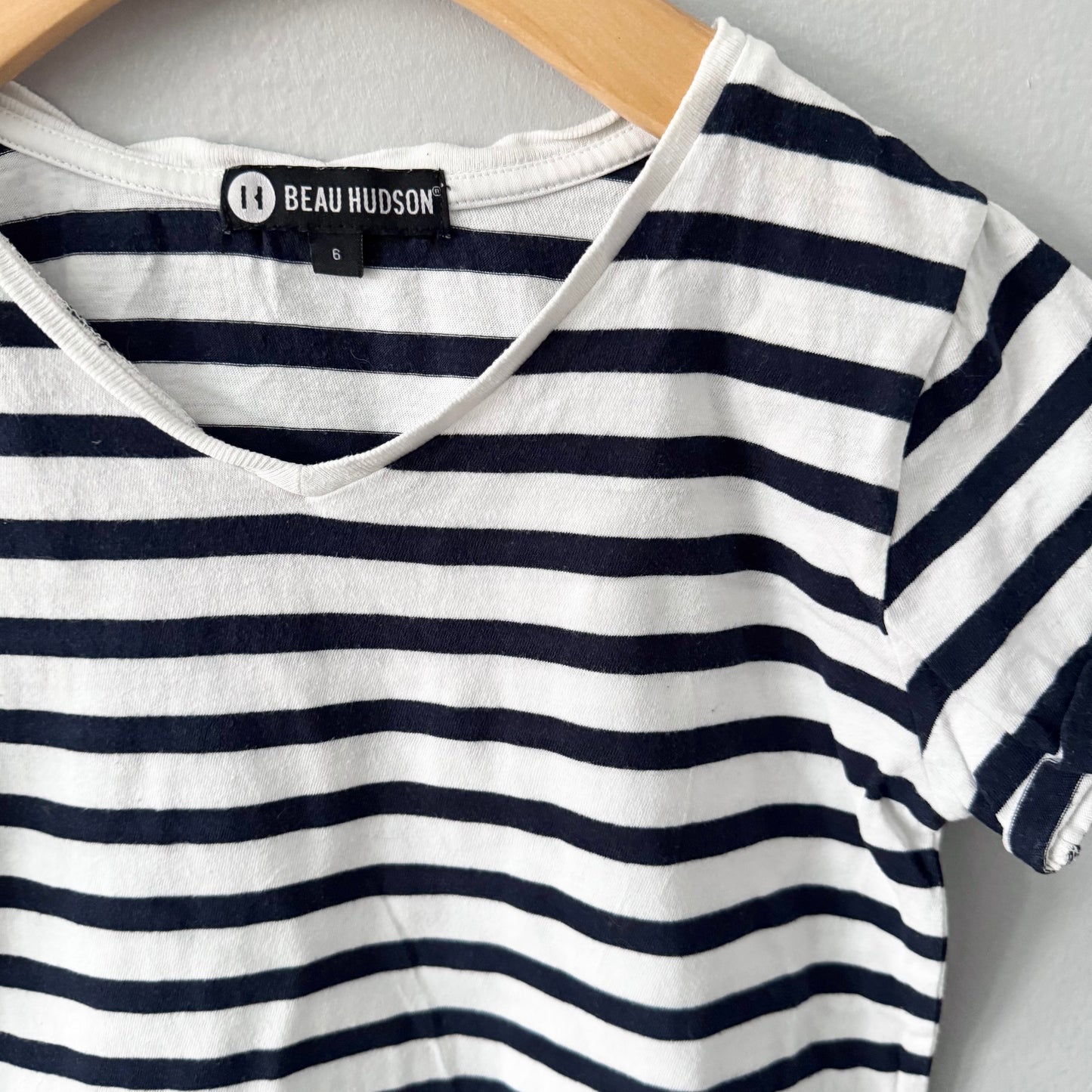 Beau Hudson	/ Stripe T-shirt / 6Y