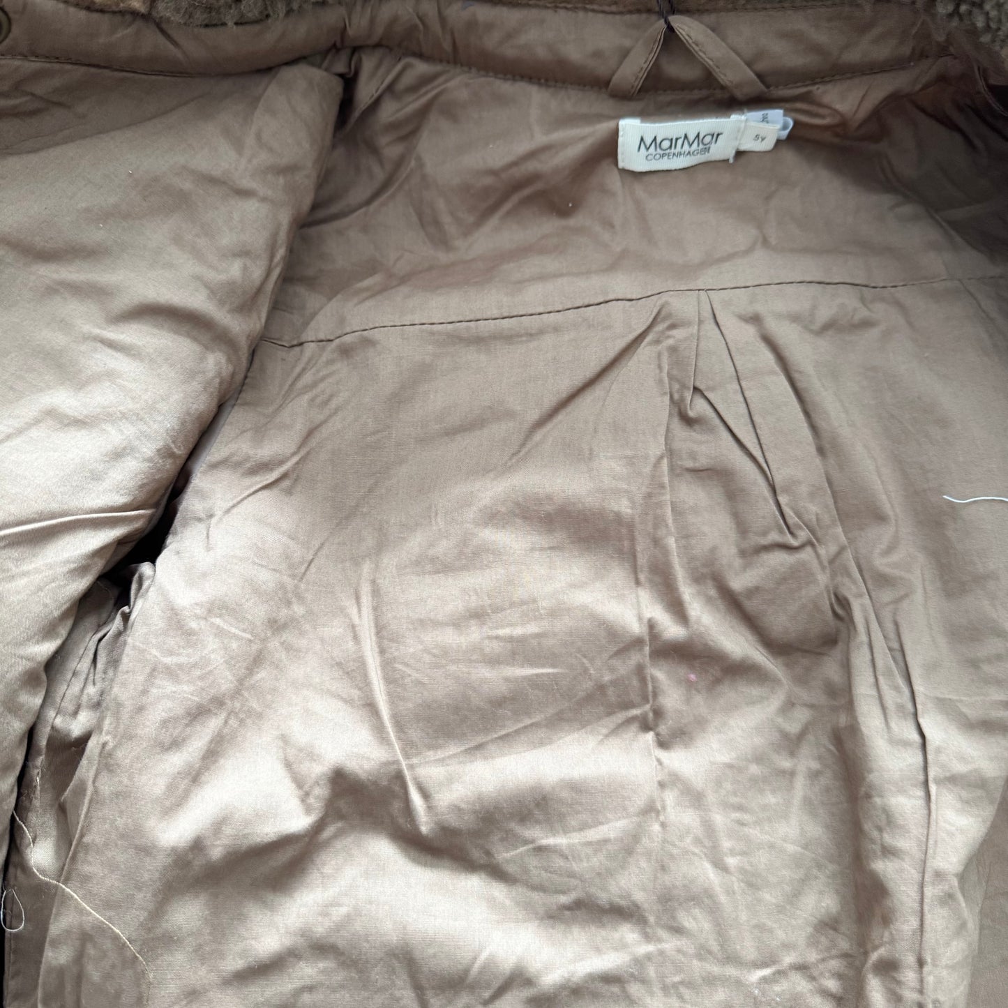 MarMar / Brown sherpa jacket / 5Y - New with tag