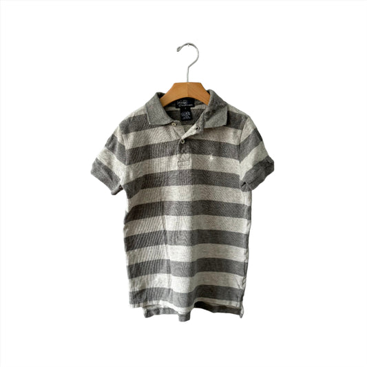 Polo Ralph Lauren / Short sleeve polo - Grey stripe / 7Y