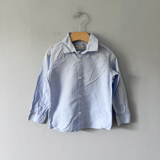 Zara / Blue dress shirt / 5Y