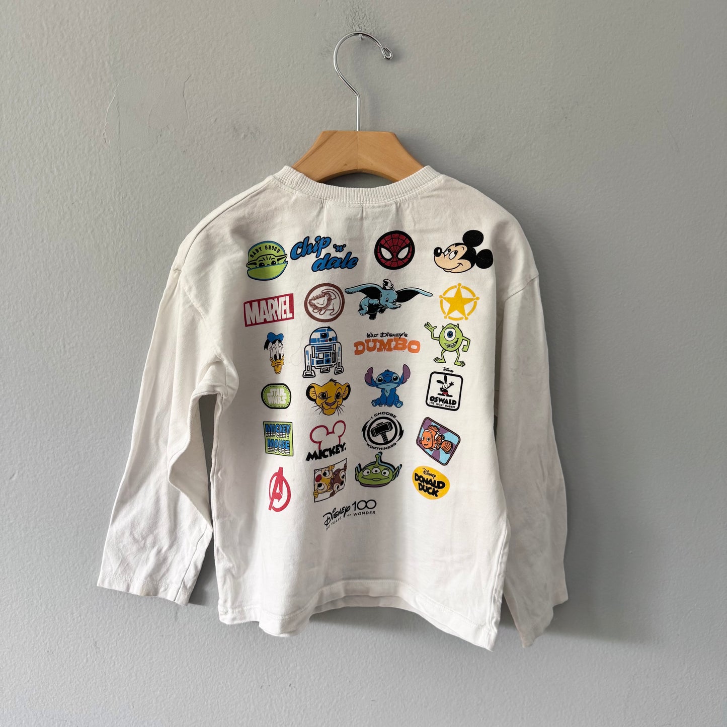 Zara / Disney 100 years of wonder long sleeve / 5-6Y