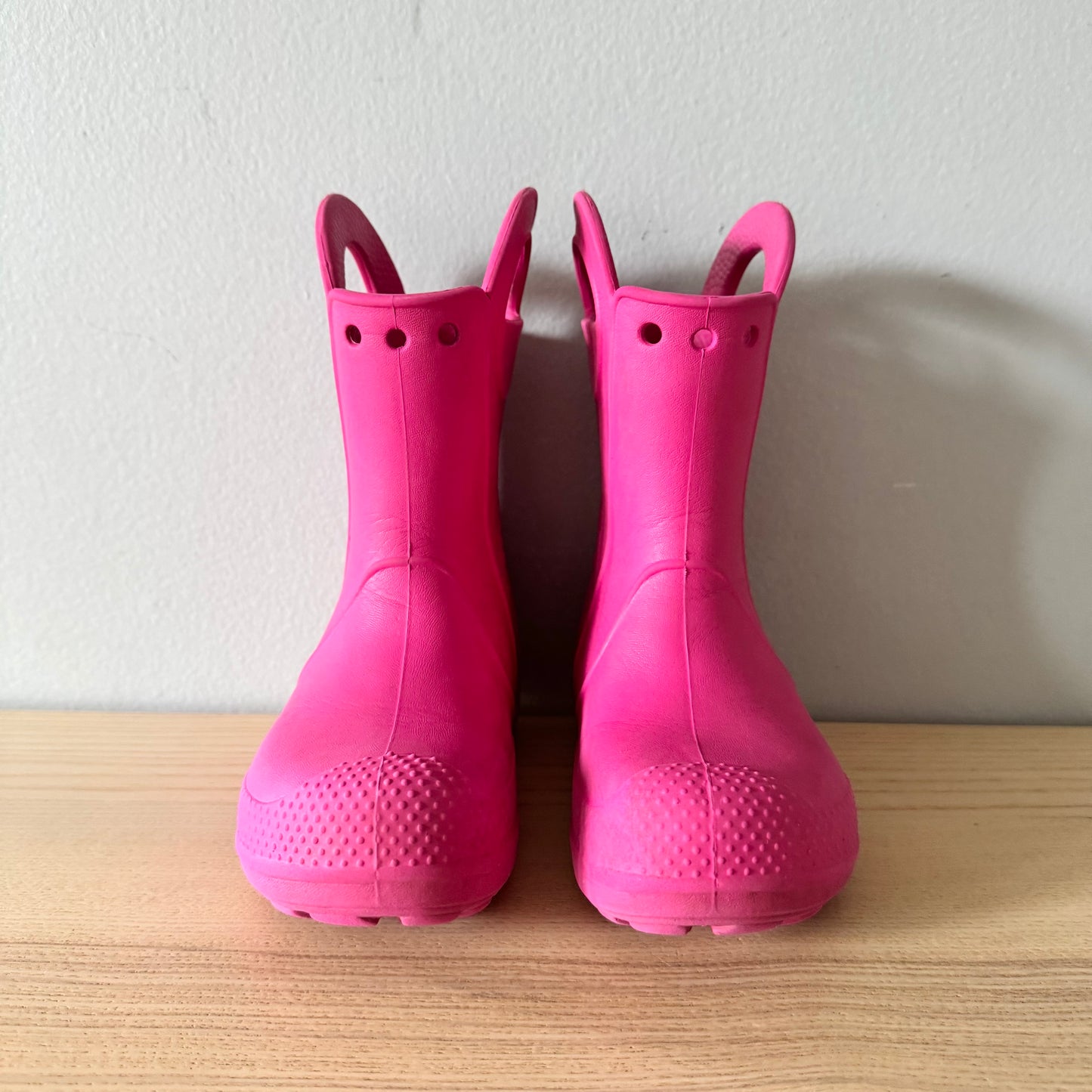 Crocs / Pink rain boots / US10
