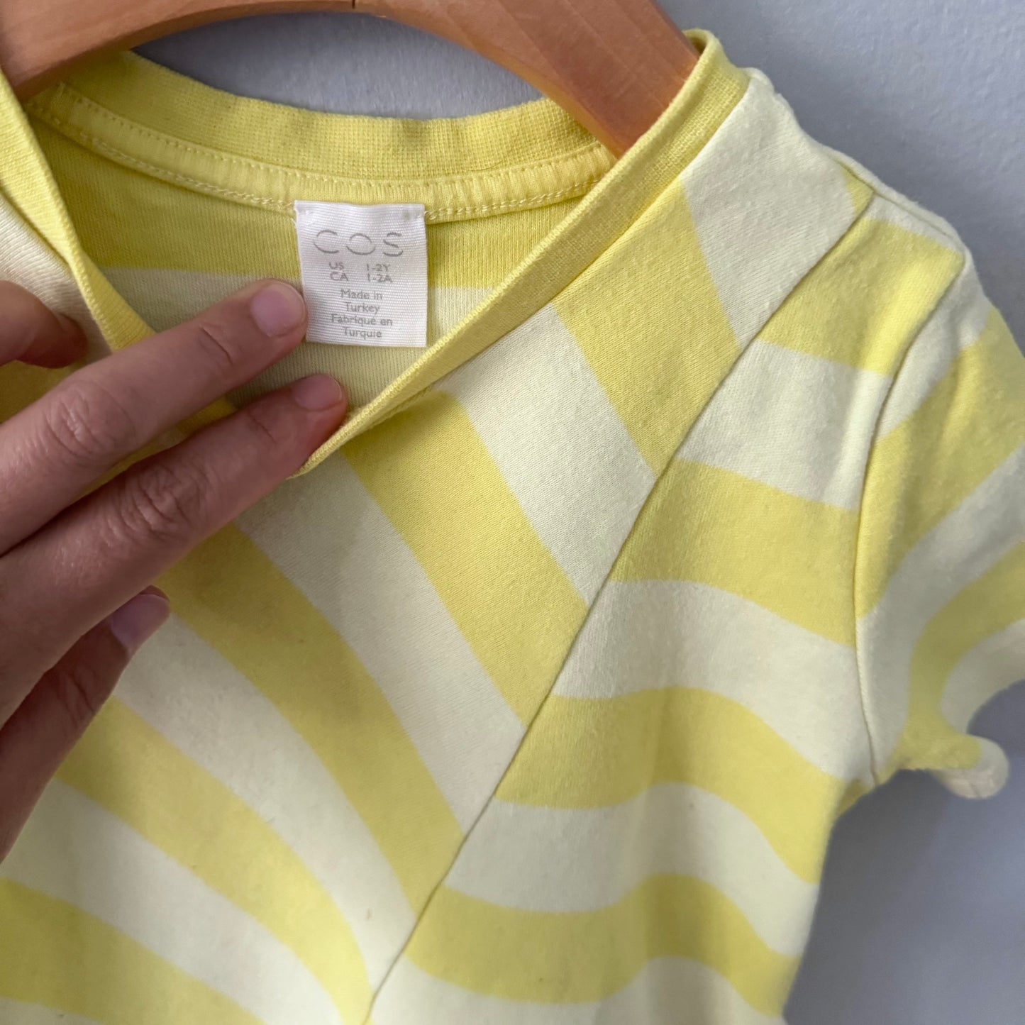 COS / Yellow dress / 1-2Y