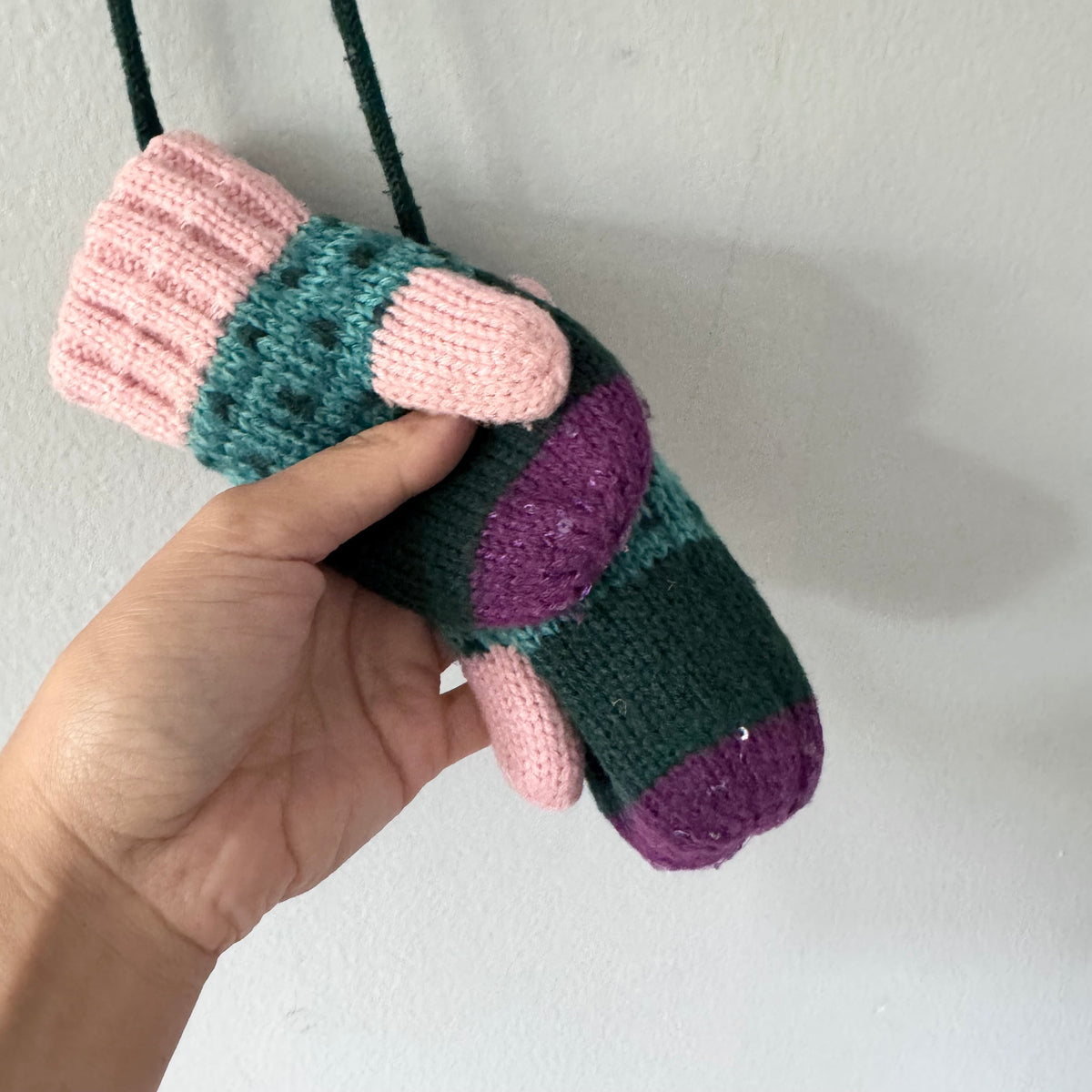 Souris mini / Fleece lined mittens / 12-24M