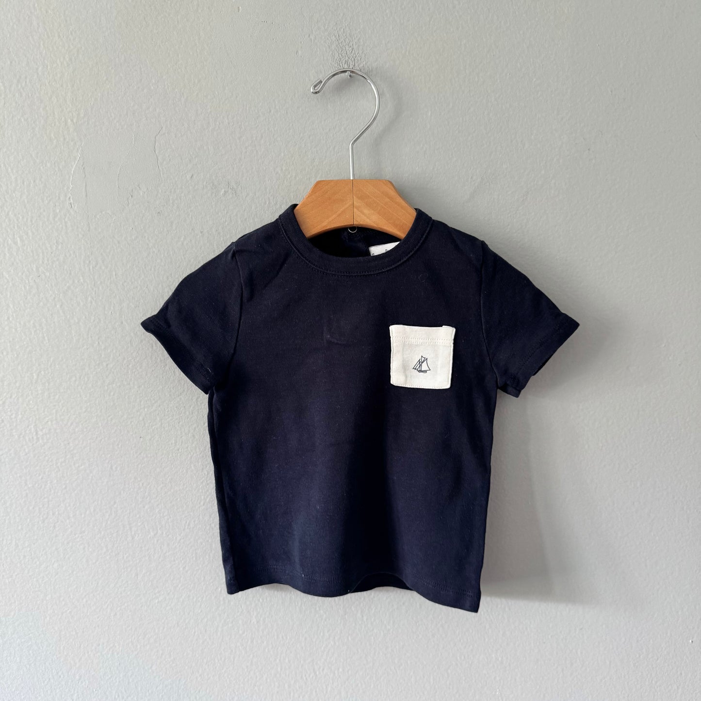 Petit bateau / Navy T-shirt / 18M