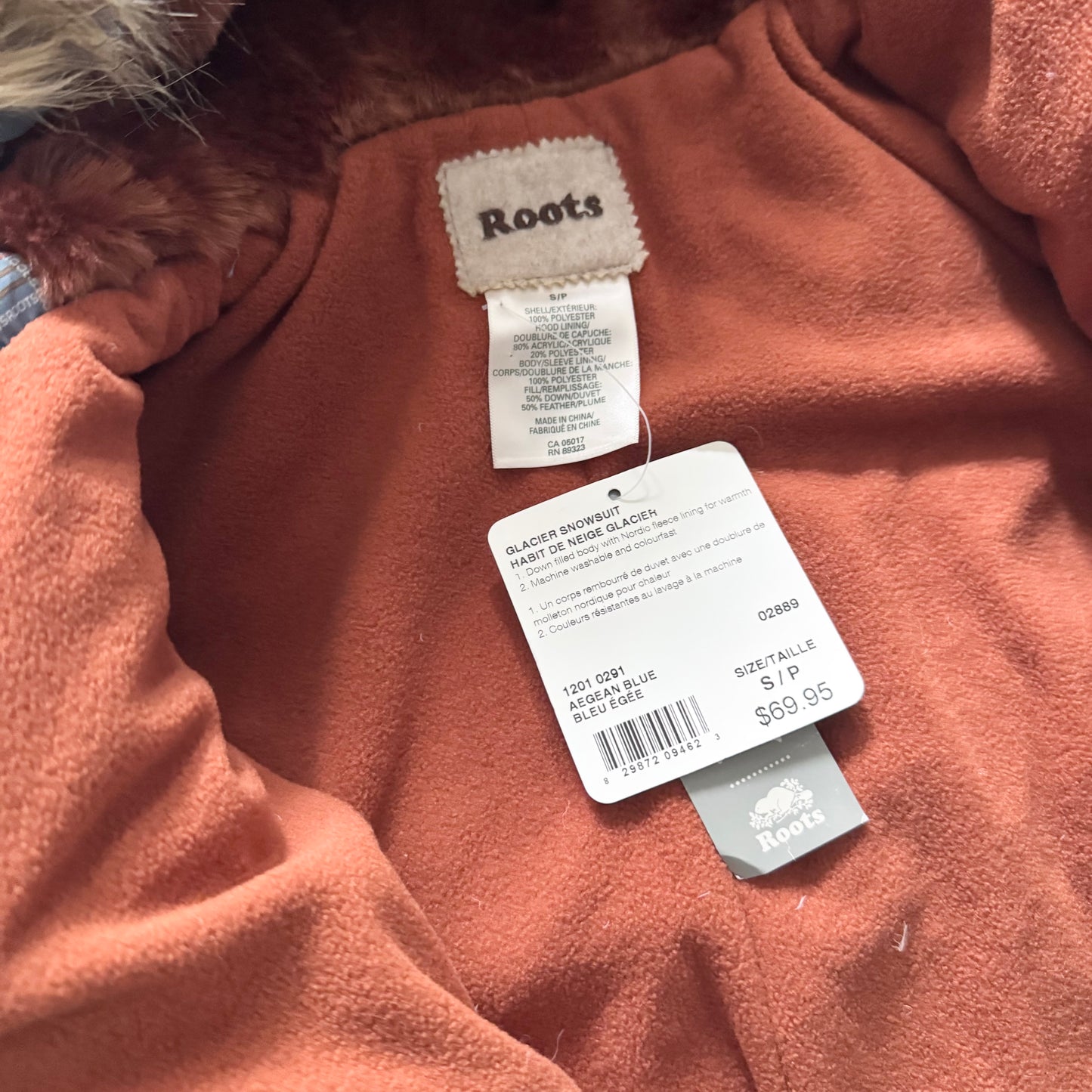 Roots / Blue snow suit / S(6M) - New with tag