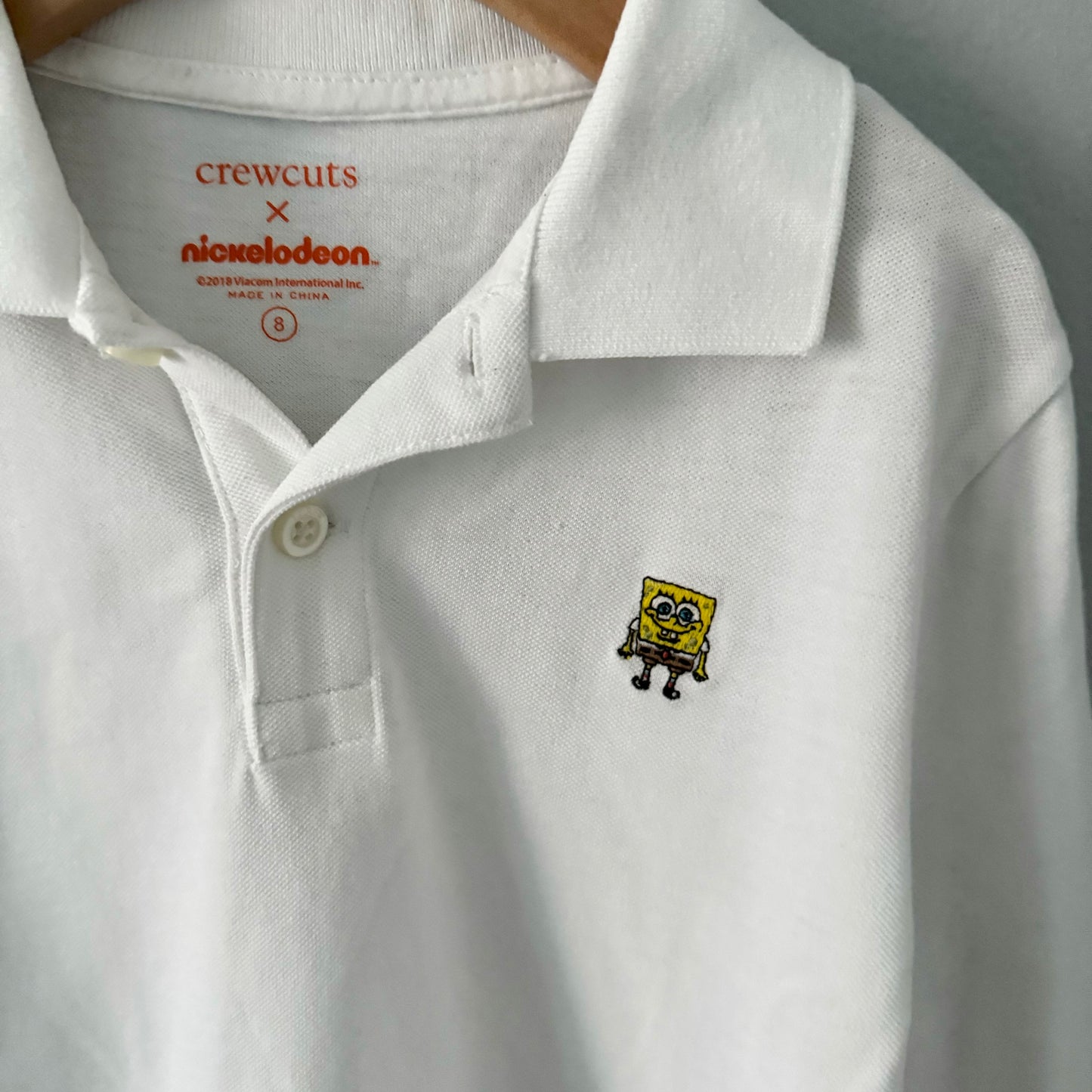 Crewcuts / Spongebob polo shirt / 8Y