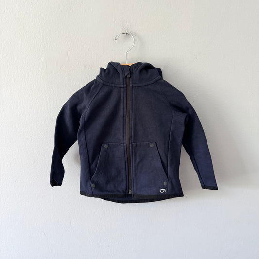 Gap Fit / Navy zip up hoodie / 12-18M