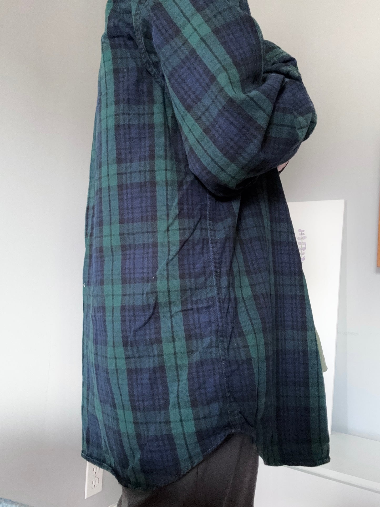 LL Bean vintage / Chemise à carreaux en flanelle / Homme M
