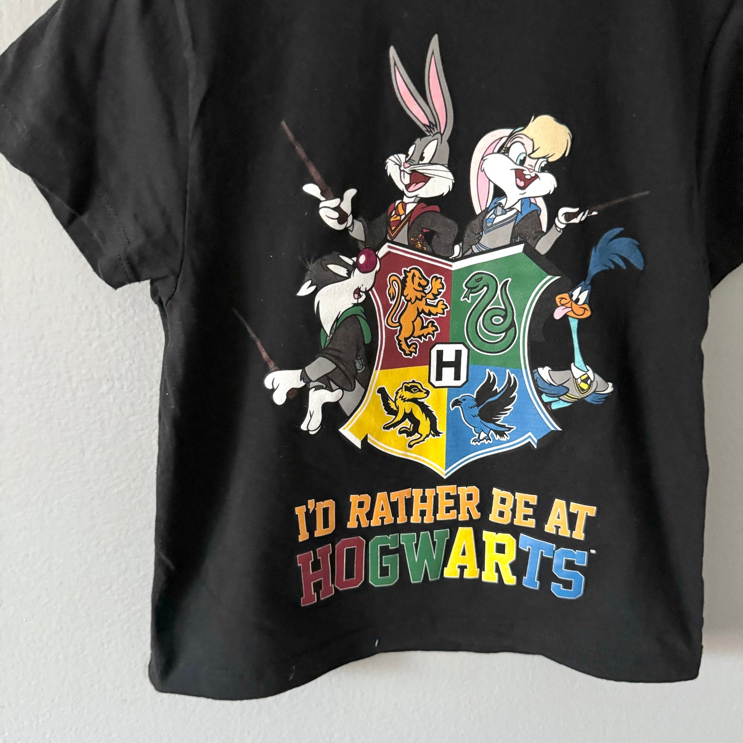 WB / I'd rather be at Hogwarts T-shirt / 4-5Y