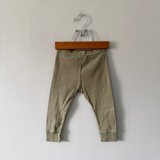 Mini mioche / Smokey green leggings / 12-18M