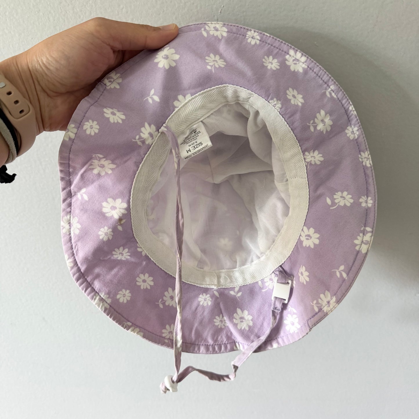 Jan & Jul / Lavender x flower sun hat / M(6-24M)