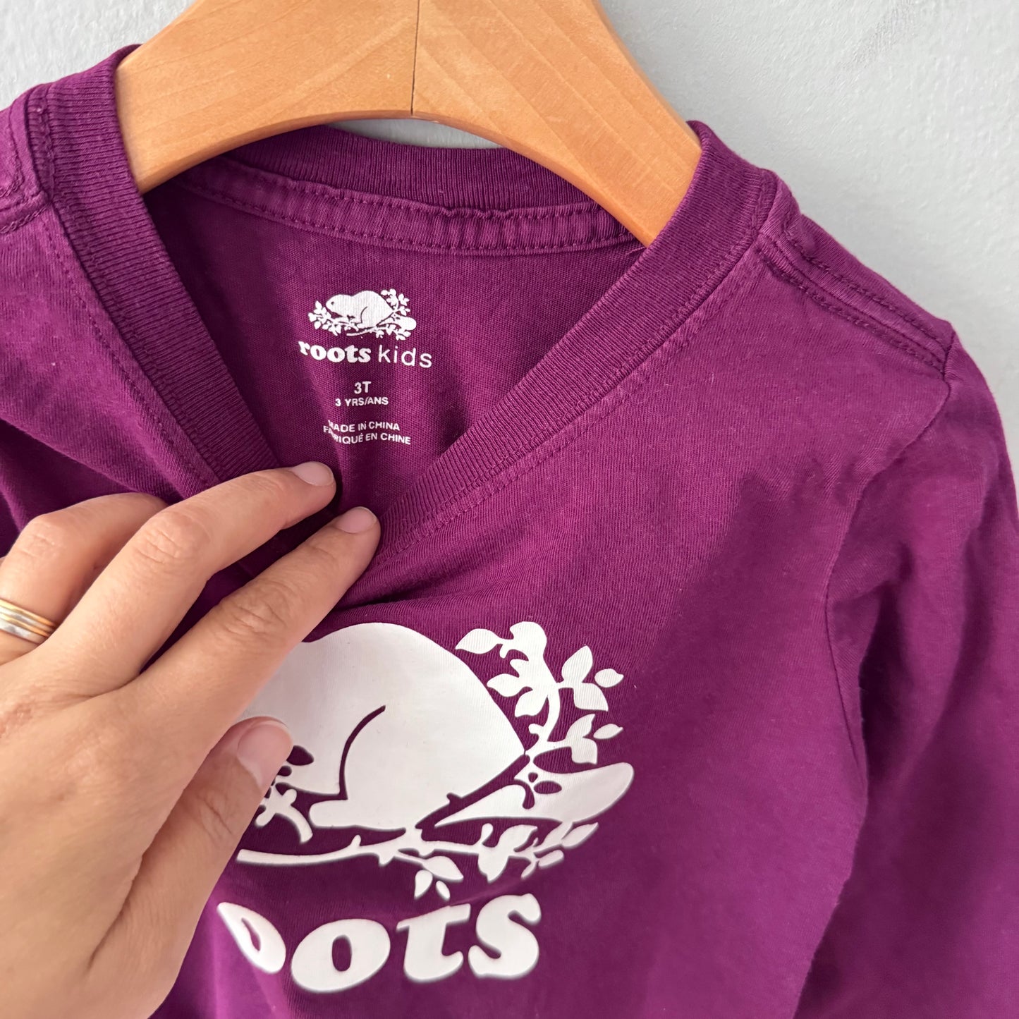 Roots / Purple long sleeve / 3T