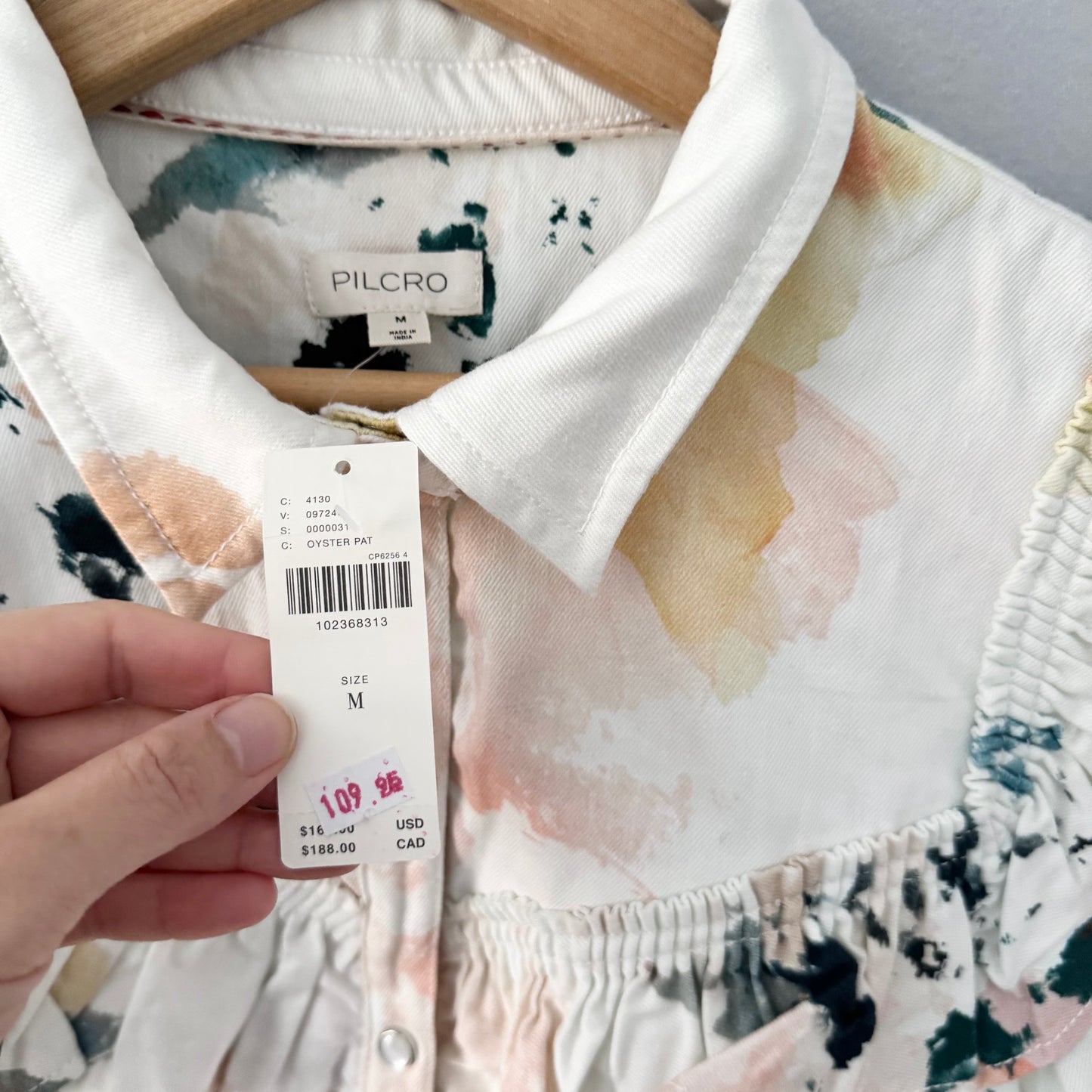 Pilcro(Anthropologie) / White long sleeve dress / Women M - New with tag