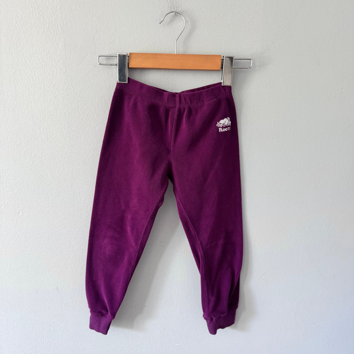 Roots / Purple velour pants / 5T