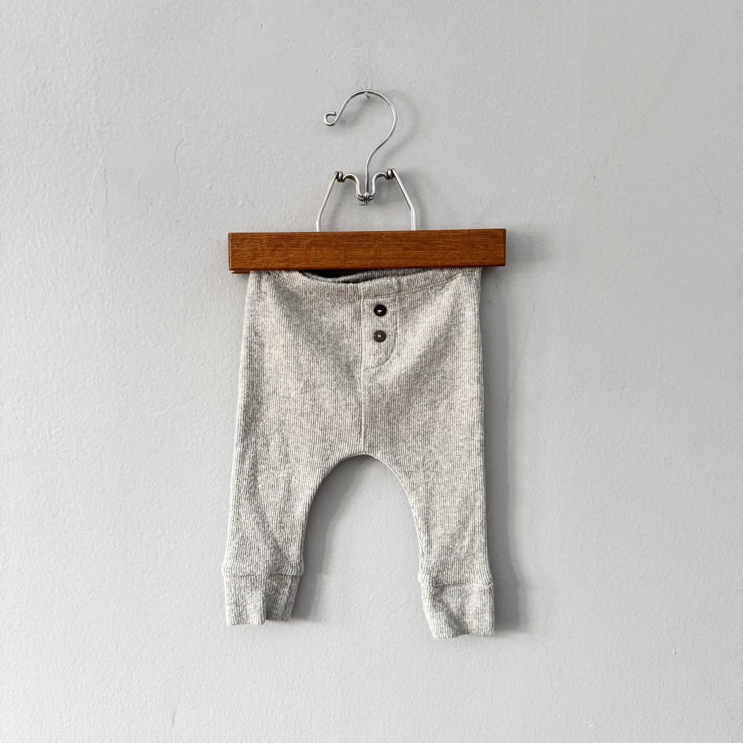 1+ in the family / Legging côtelé gris clair / 6M