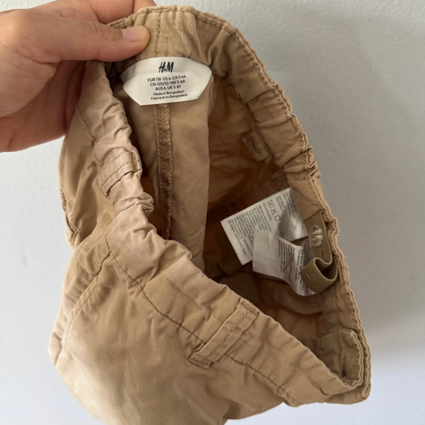 H&M / Chino shorts / 5-6Y