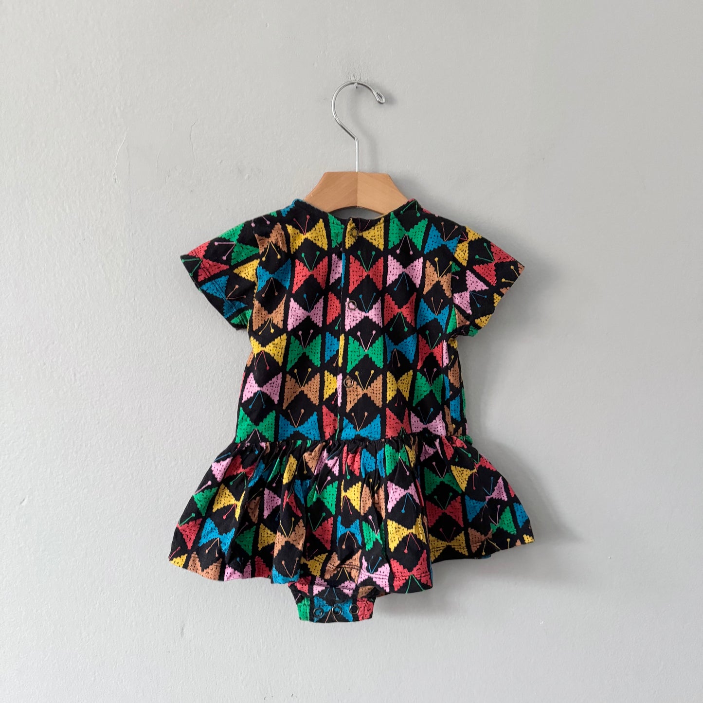 Fabola / Butterfly pattern dress / 12M