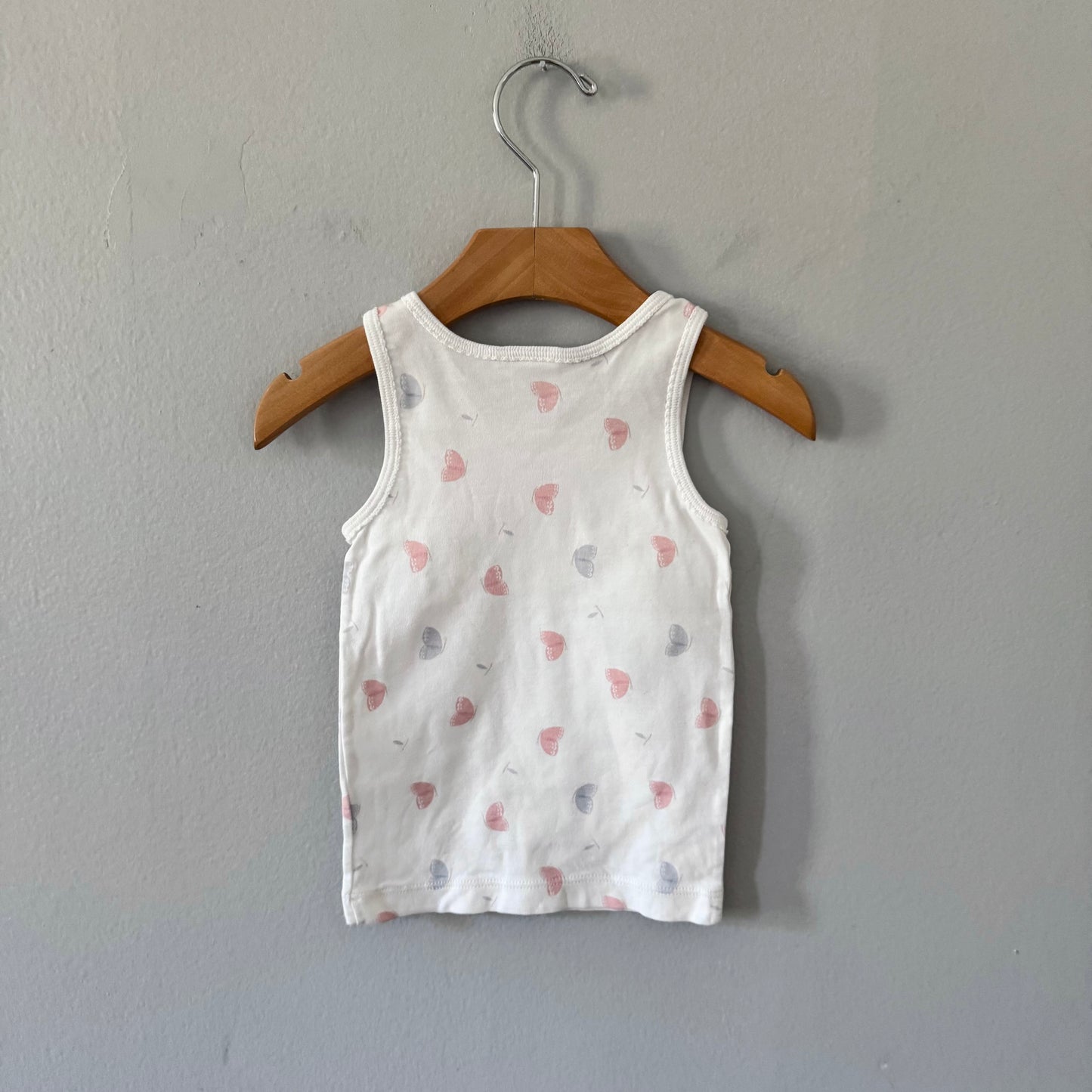 Sanetta / Tank top - White x floral / 2-3Y(104)