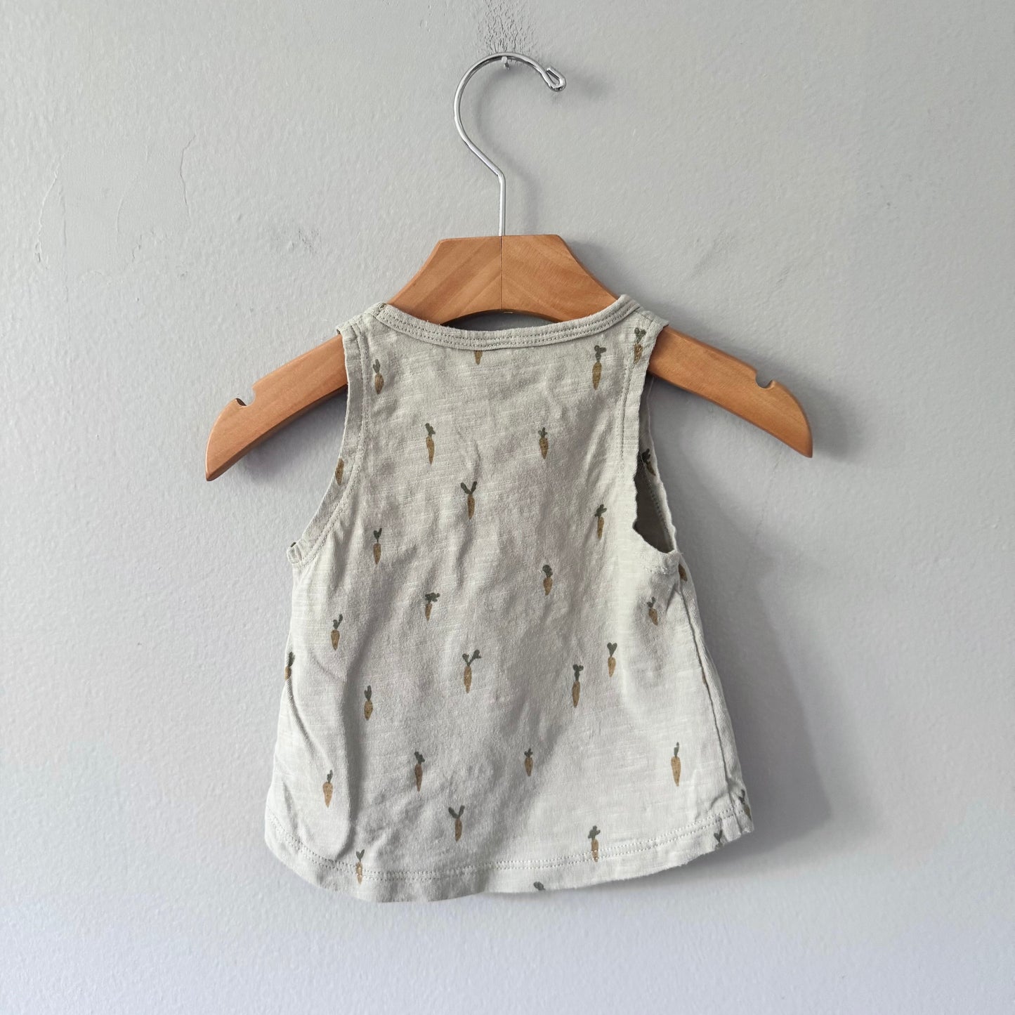 Rylee + Cru / Grey x carrot tank / 0-3M