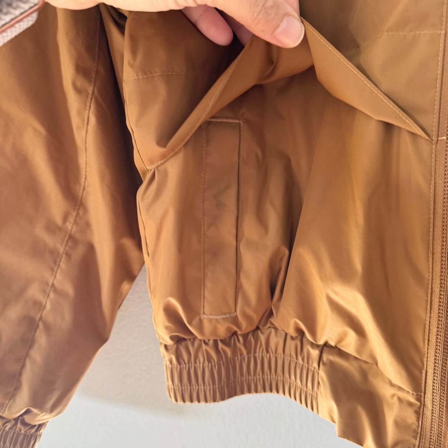 Decathon / Brown ski jacket / 7-8Y