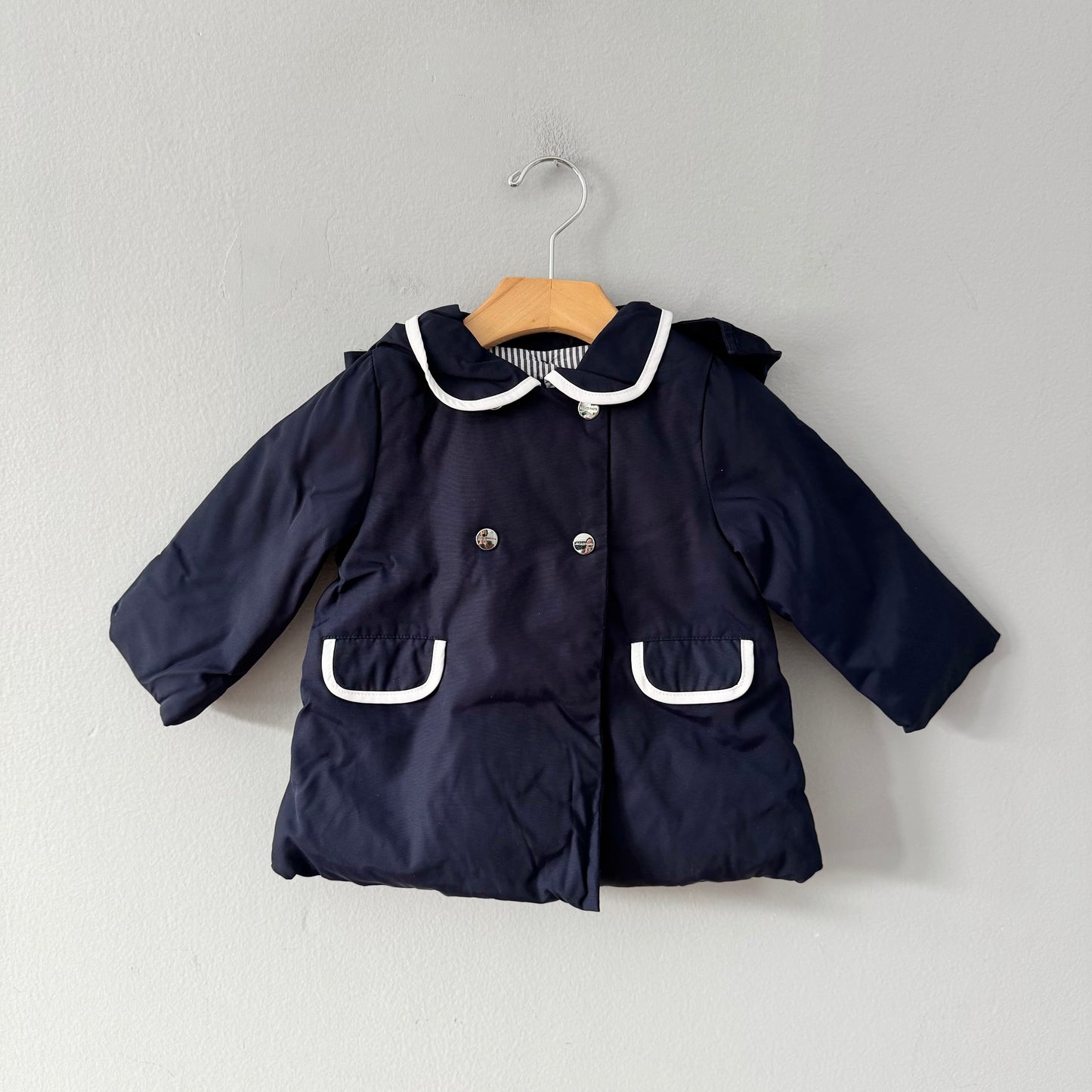 Jacadi / Navy padded jacket / 18M