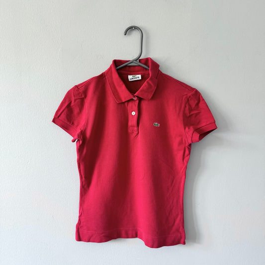 Lacoste / Red polo shirt / Women 40