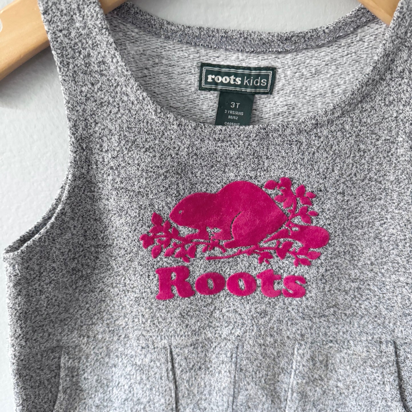 Roots / Salt and pepper tank dress / 3T