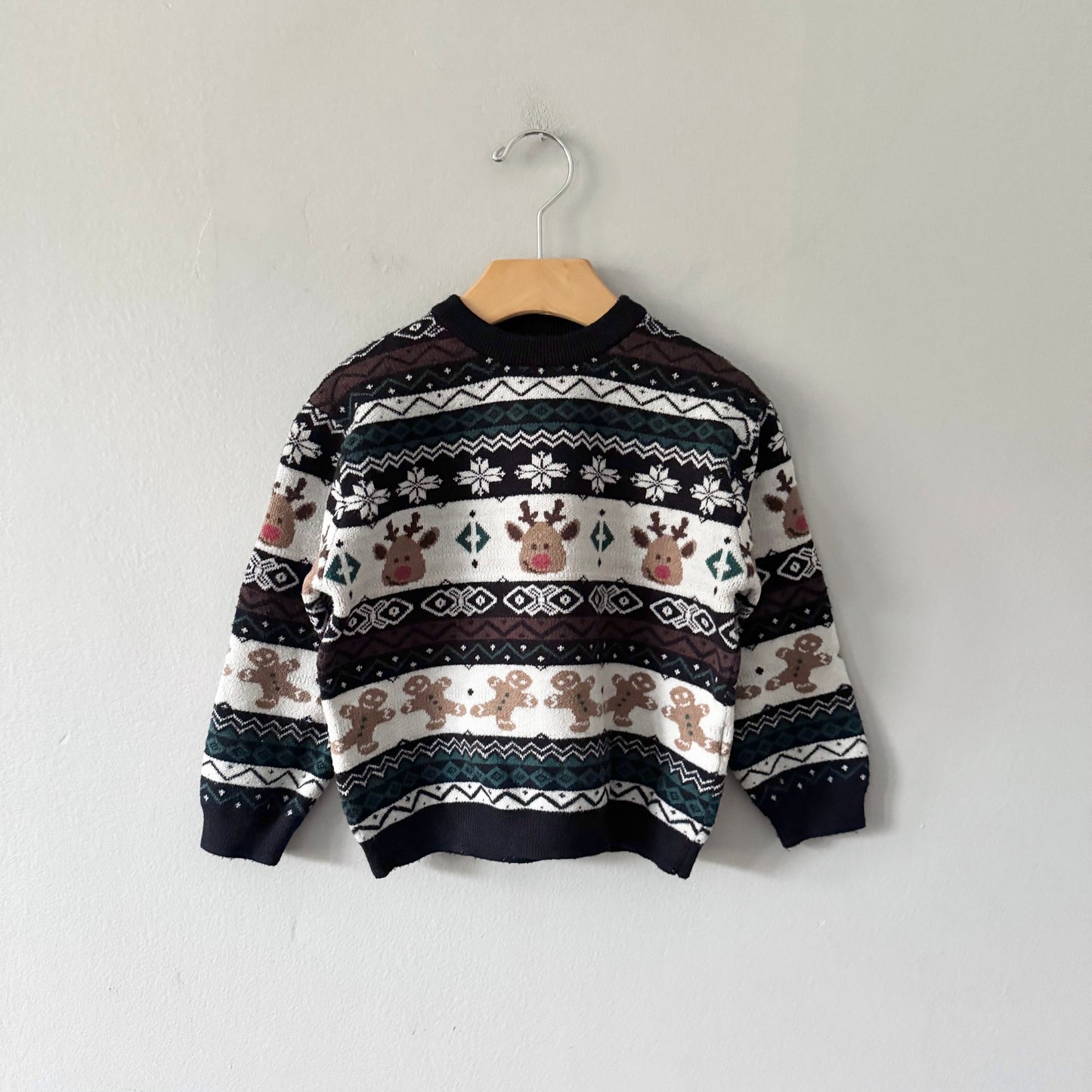 Zara / Holiday knit pullover / 3-4Y