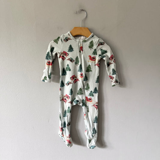 Angel Dear / Holiday romper / 6-9M