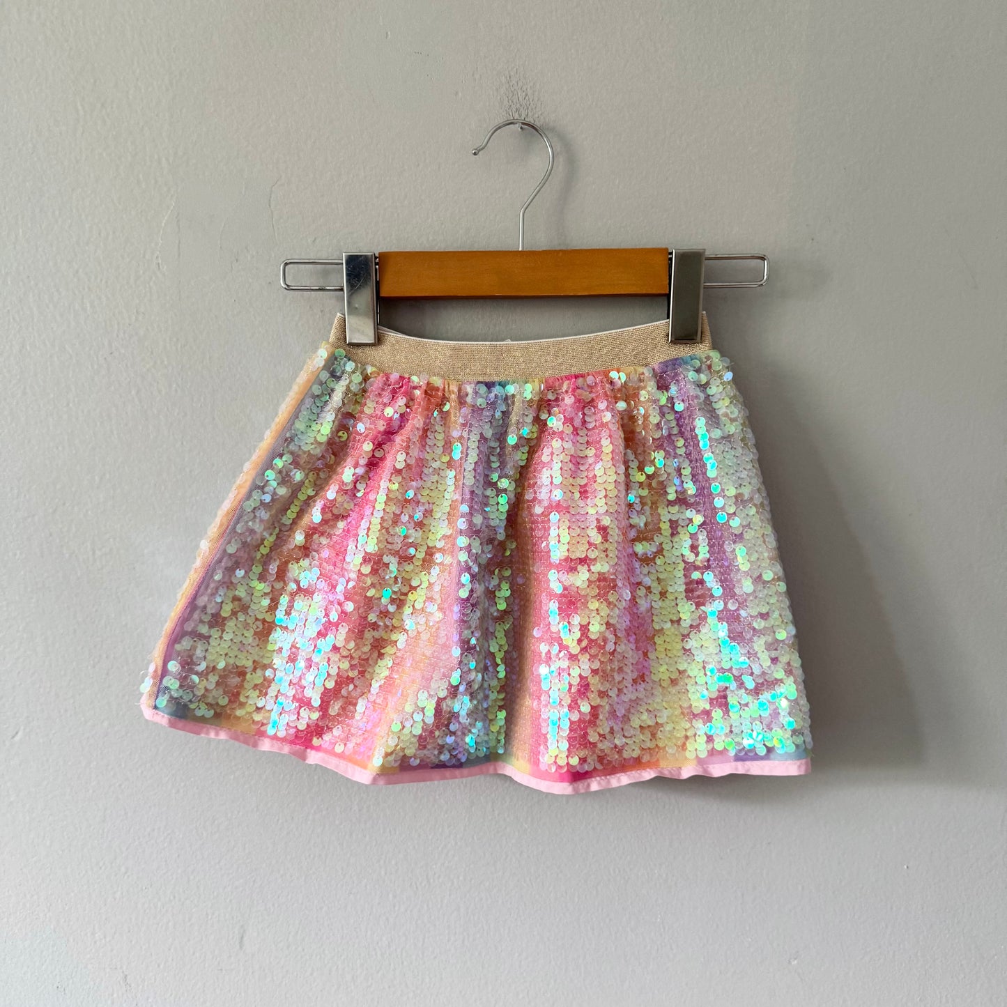H&M / Sequin skirt / 4-6Y