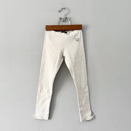 Souris mini / Light grey x glitter leggings / 5Y