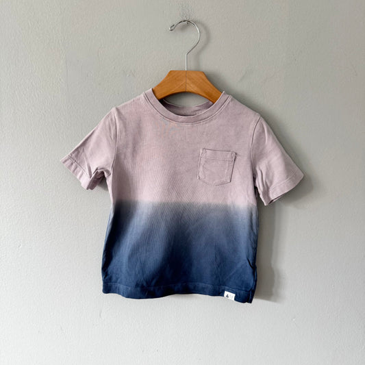 Gap / Grey x navy T-shirt / 3Y