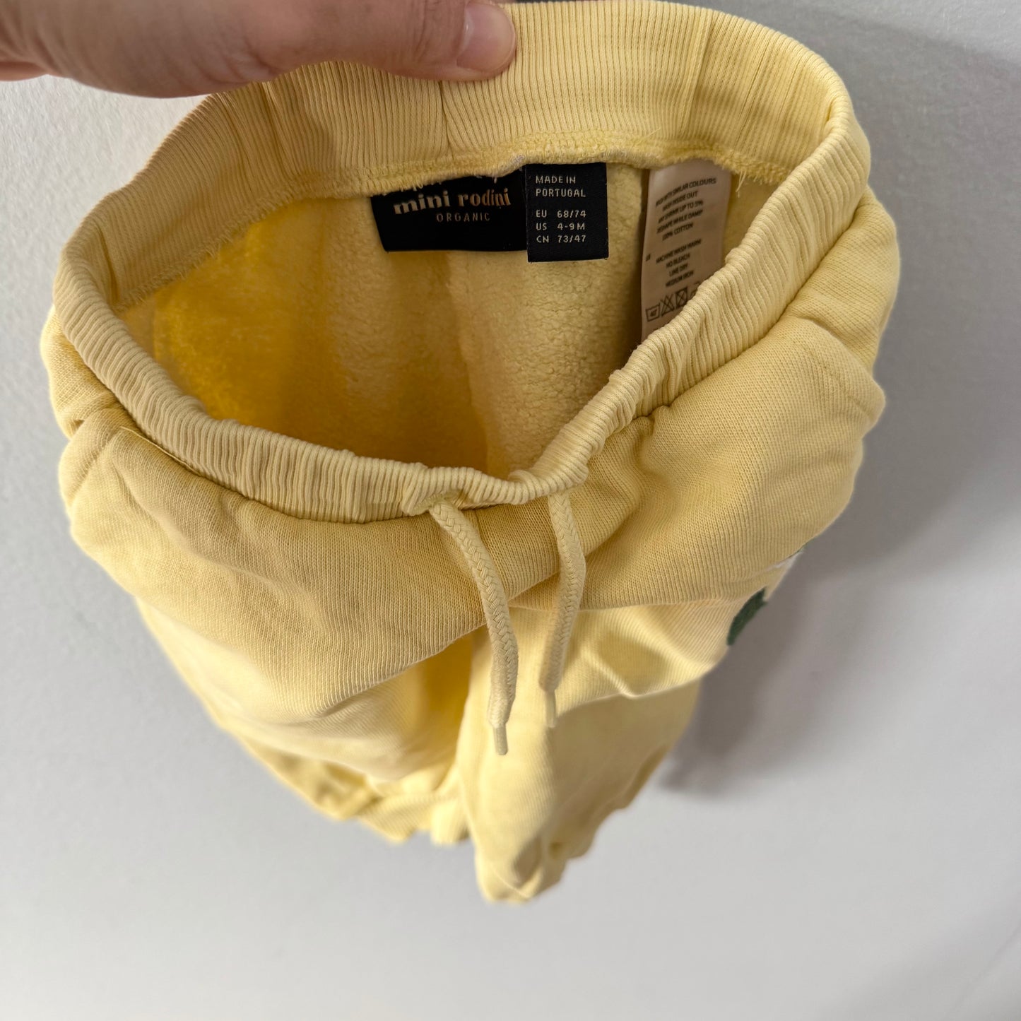 Mini Rodini / Yellow sweatpants / 4-9M